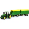 Manufacturer_ERTL Tractors<1/64 John Deere 7290R with 2 Tandem Forage Wagons