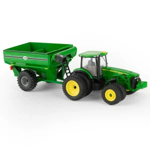 Manufacturer_ERTL Tractors | Implements<1/64 John Deere 8320R with Duals & J&M Grain Cart