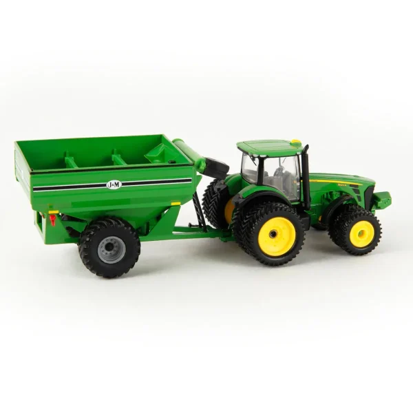 Manufacturer_ERTL Tractors | Implements<1/64 John Deere 8320R with Duals & J&M Grain Cart