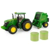 Manufacturer_ERTL Implements<1/32 John Deere 7270R with 560R Round Baler Set