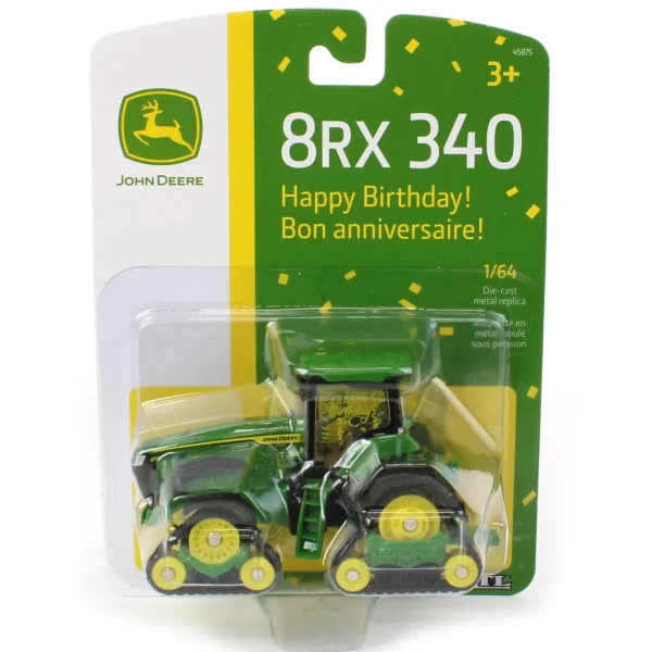 Manufacturer_ERTL Tractors<1/64 John Deere 8RX 340 "Happy Birthday" Tractor