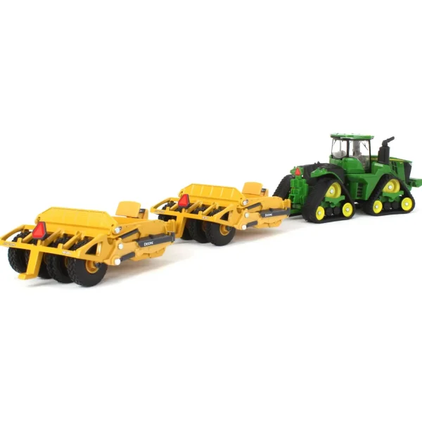 Manufacturer_ERTL Tractors | Implements<1/64 John Deere 9RX 590 Scraper Special with 1812DC Scrapers