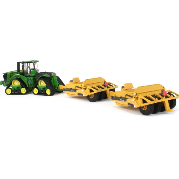 Manufacturer_ERTL Tractors | Implements<1/64 John Deere 9RX 590 Scraper Special with 1812DC Scrapers