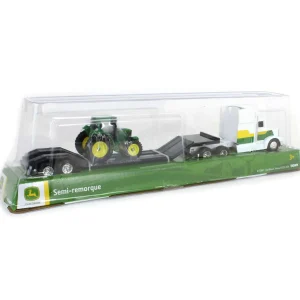 Manufacturer_ERTL Tractors | Lowboys & Flatbeds<1/64 John Deere Semi with Tractor Value Set