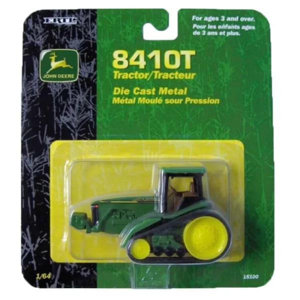 Manufacturer_ERTL Tractors<1/64 John Deere 8410T with Cab & Rubber Tracks by ERTL