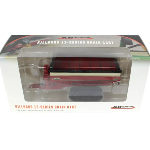 Manufacturer_SpecCast Implements<1/64 Killbros 1113 Grain Cart with Tracks, Red