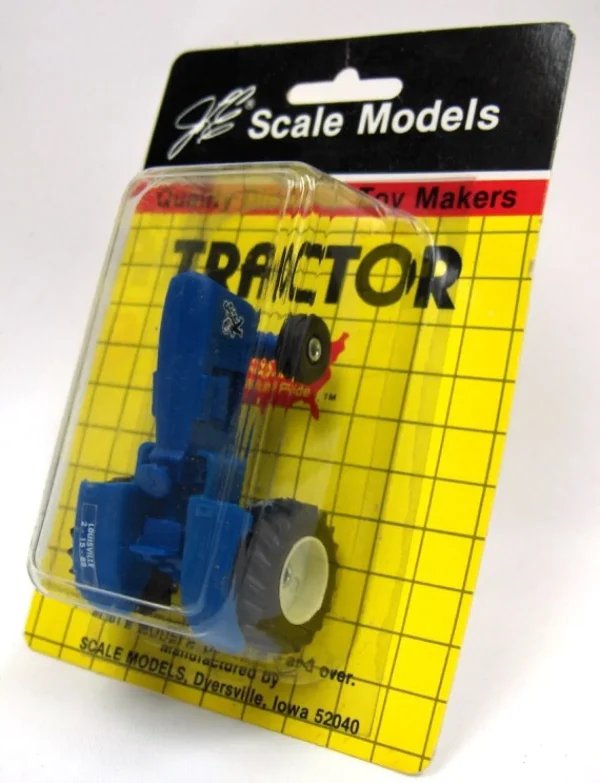 Manufacturer_Scale Models Tractors<1/64 Kinze Blue Tractor in Shape of John Deere 5020 (Plastic)-1989 Louisville Show Ed.