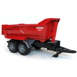Manufacturer_Bruder Toys Implements<1/16 Krampe Tandem Halfpipe Tipping Trailer by Bruder