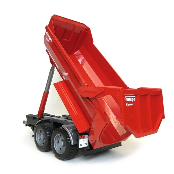 Manufacturer_Bruder Toys Implements<1/16 Krampe Tandem Halfpipe Tipping Trailer by Bruder