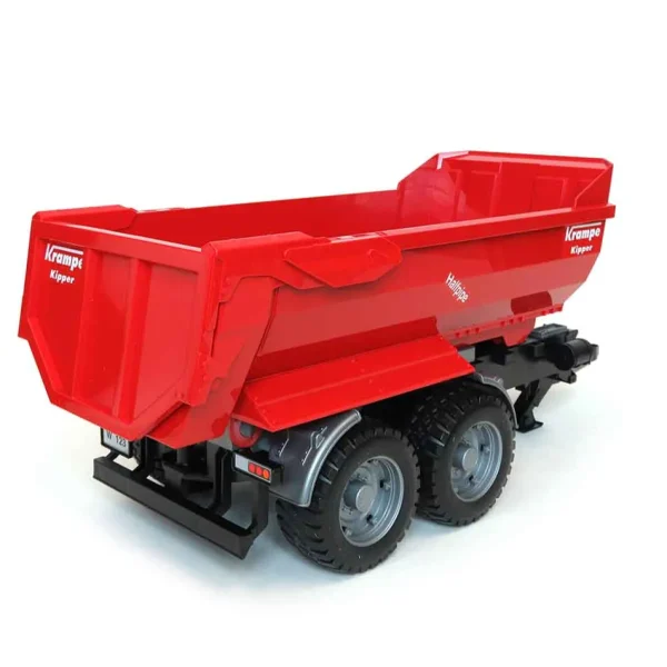 Manufacturer_Bruder Toys Implements<1/16 Krampe Tandem Halfpipe Tipping Trailer by Bruder