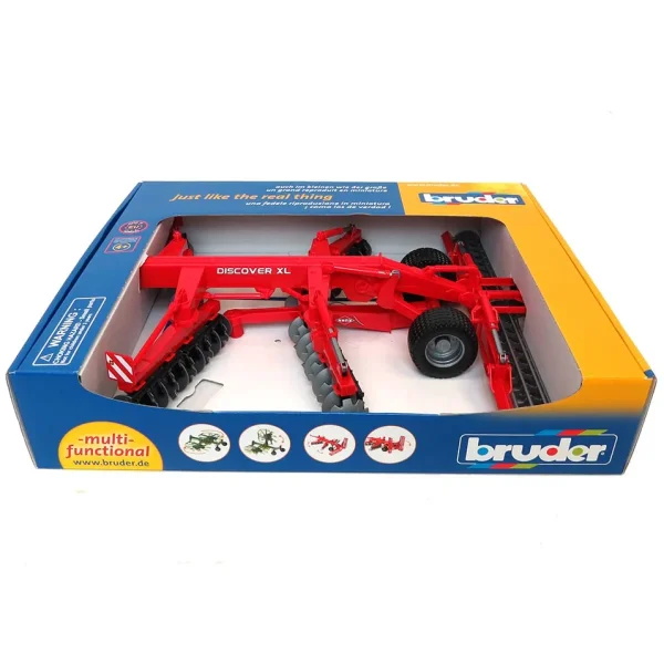 Manufacturer_Bruder Toys Implements<1/16 Kuhn Discover XL Disc Harrow by Bruder