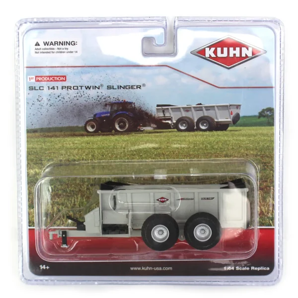 Outback Toys Implements<1/64 Kuhn SLC 141 ProTwin Slinger Manure Spreader with Tandem Axle