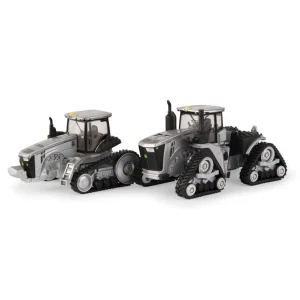 Manufacturer_Other Tractors<1/64 Limited Edition 100 Years Silver and Black John Deere 9470RX and 8370RT Two Piece Set