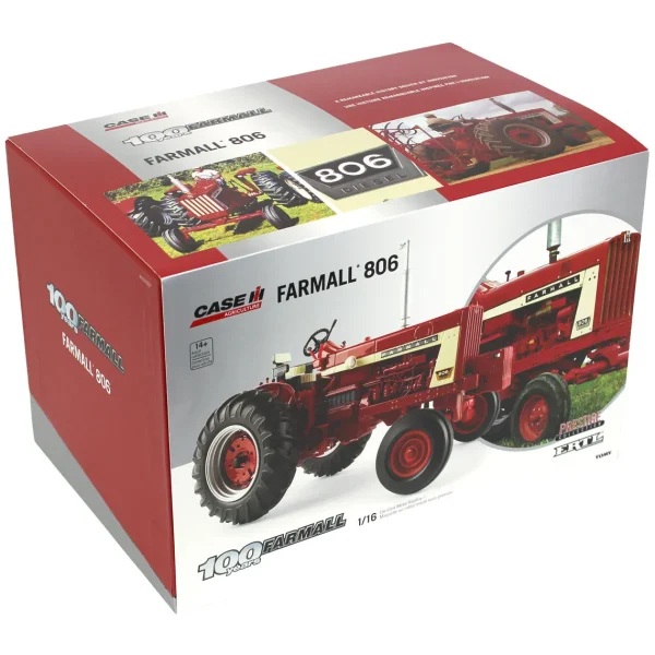 Manufacturer_ERTL Tractors<1/16 Limited Edition Farmall 806, Farmall 100th Anniversary Edition