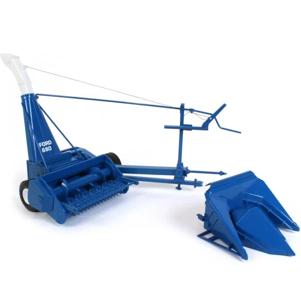 Manufacturer_SpecCast Implements | Combines & Harvesters<1/16 Limited Edition Ford 680 Forage Harvester with Corn & Hay Heads, 1 of 750