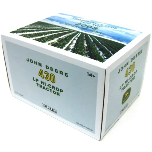 Manufacturer_ERTL Tractors<1/16 Limited Edition John Deere 430 Hi-Crop LP, 2008 Two Cylinder Club