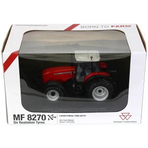 Manufacturer_Universal Hobbies Tractors<1/32 Limited Edition Massey Ferguson 8270 with Large Tires & MFD, Only 1,000 Made