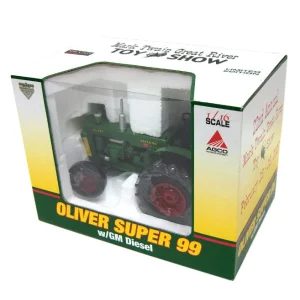 Manufacturer_SpecCast Tractors<1/16 Limited Edition Oliver Super 99 w/ GM Diesel, 2007 Mark Twain Great River Toy Show