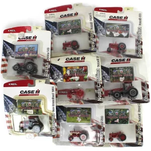 Manufacturer_ERTL Tractors<Lot of (8) 1/64 Case State Tractors