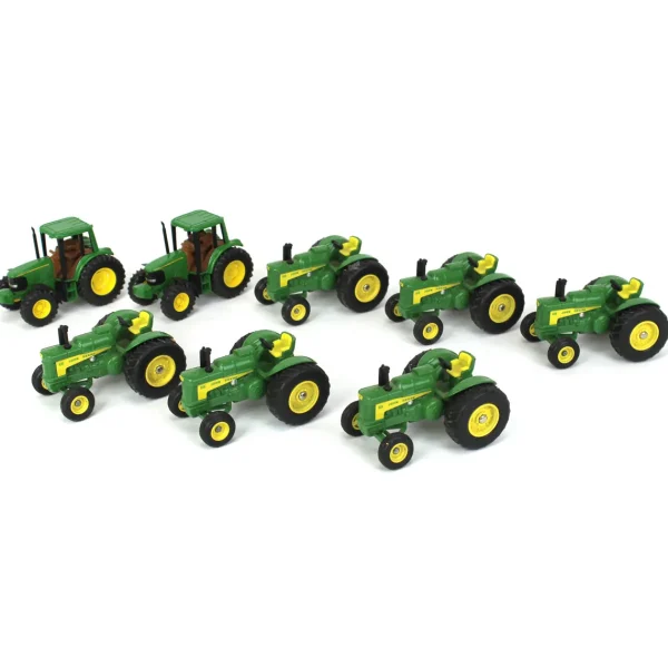 Manufacturer_ERTL Tractors<Lot of (8) 1/64 John Deere Tractors