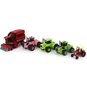 Manufacturer_Other Tractors | Combines & Harvesters<Lot of (4) 1/64 Tractors and (1) Cotton Picker