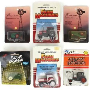 Manufacturer_ERTL Tractors<Lot of (6) 1/64 Tractors of Various Brands