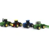 Manufacturer_ERTL Tractors | Implements<Lot of (2) 1/64 Versatile Articulating Tractors and (2) John Deere Articulating Tractors