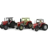 Manufacturer_ERTL Tractors<Lot of (3) Massey Ferguson Tractors with Cab