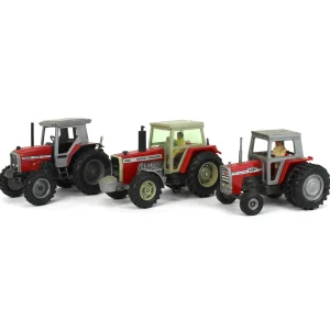 Manufacturer_ERTL Tractors<Lot of (3) Massey Ferguson Tractors with Cab