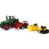 Outback Toys Tractors<Lot of (4) Pieces of Equipment in Various Scales - SOLD AS-IS