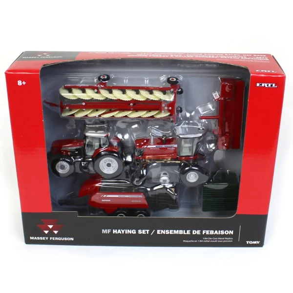 Manufacturer_ERTL Tractors | Implements<1/64 Massey Ferguson 4 Piece Haying Set