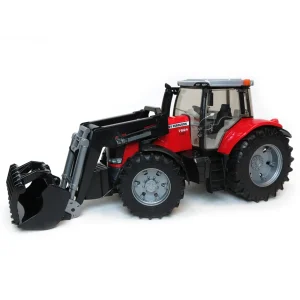 Manufacturer_Bruder Toys Tractors<1/16 Massey Ferguson 7624 Tractor with Front End Loader, Bucket and Grapple