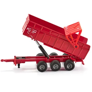 Manufacturer_SIKU Implements<1/87 Massey Ferguson 8480 Tractor with Krampe Dump Trailer