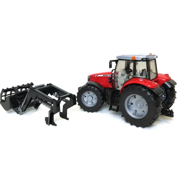 Manufacturer_Bruder Toys Tractors<1/16 Massey Ferguson 7624 Tractor with Front End Loader, Bucket and Grapple