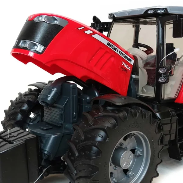 Manufacturer_Bruder Toys Tractors<1/16 Massey Ferguson 7624 Tractor with Front End Loader, Bucket and Grapple