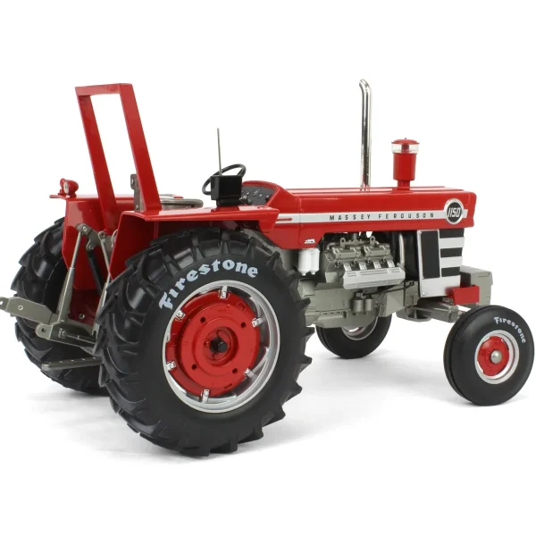 Manufacturer_SpecCast Tractors<1/16 Massey Ferguson 1150 with Firestone Tires, ROPS & Chrome Stack