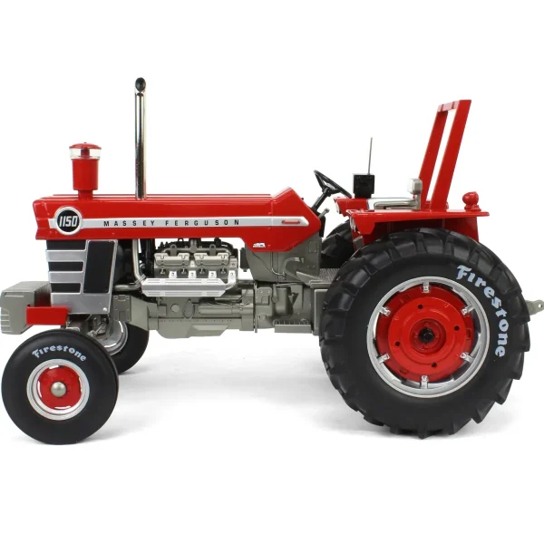 Manufacturer_SpecCast Tractors<1/16 Massey Ferguson 1150 with Firestone Tires, ROPS & Chrome Stack