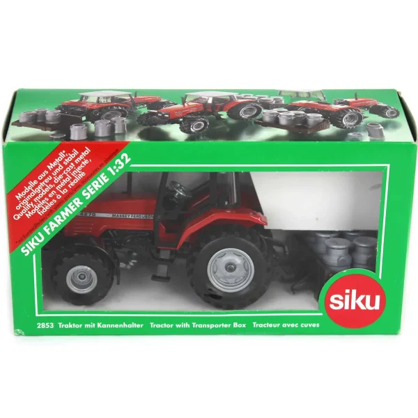 Manufacturer_SIKU Tractors<1/32 Massey Ferguson 4270 with Transporter Box