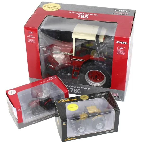 Manufacturer_ERTL Tractors<Matched Serial Number Set of 3 Tractors, 2023 Outback Toys Grand Reopening Event