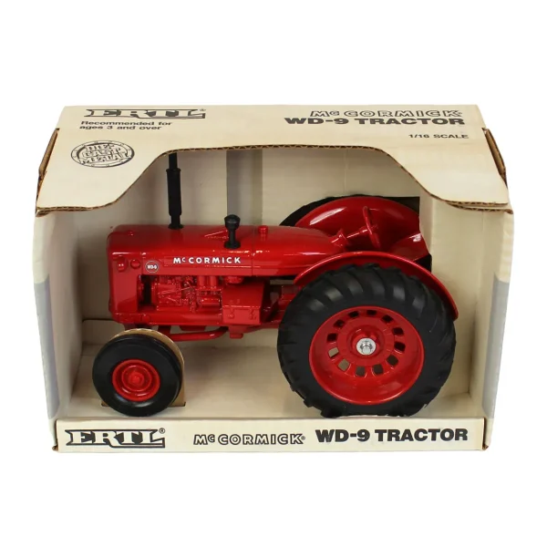 Manufacturer_ERTL Tractors<1/16 McCormick WD-9 Wide Front Tractor, Made in the USA by ERTL
