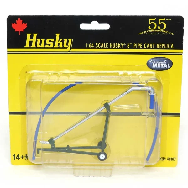 Manufacturer_DCP by First Gear Implements<1/64 Metal Husky Pipe Cart with Rubber Tires