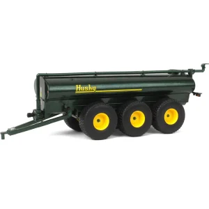 Manufacturer_First Gear, Inc. Implements<1/64 Metallic Green Husky 27500L Tri-axle Slim Line Liquid Manure Spreader by First Gear