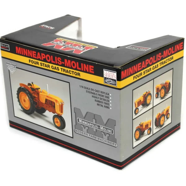 Manufacturer_SpecCast Tractors<1/16 Minneapolis Moline 4 Star Gas Narrow High Detail