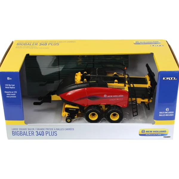 Manufacturer_ERTL Implements<1/32 New Holland BigBaler 340 PLUS w/ 6 Square Bales