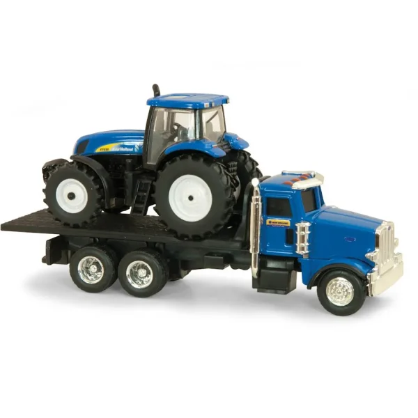 Manufacturer_ERTL Tractors<1/64 New Holland Peterbilt 367 Straight Truck with T7030 Tractor