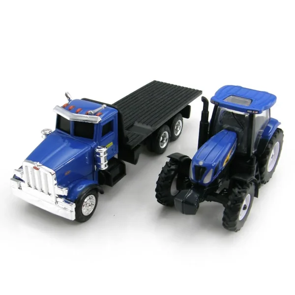 Manufacturer_ERTL Tractors<1/64 New Holland Peterbilt 367 Straight Truck with T7030 Tractor