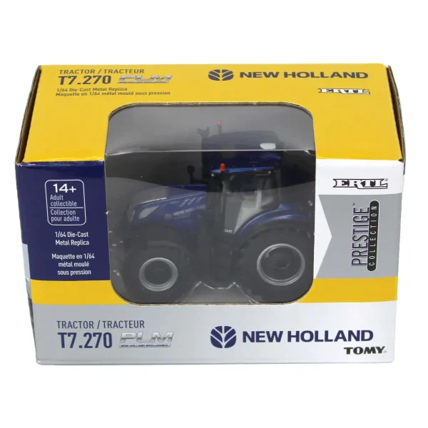 Manufacturer_ERTL Tractors<1/64 New Holland T7.270 Blue Power Tractor, ERTL Prestige