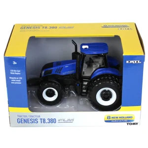 Manufacturer_ERTL Tractors<1/32 New Holland T8.380 MFWD with Row Crop Dual Rear Tires