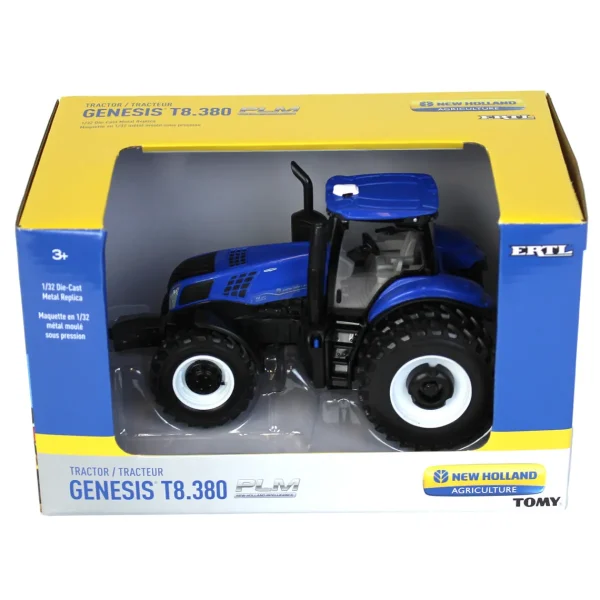 Manufacturer_ERTL Tractors<1/32 New Holland T8.380 MFWD with Row Crop Dual Rear Tires