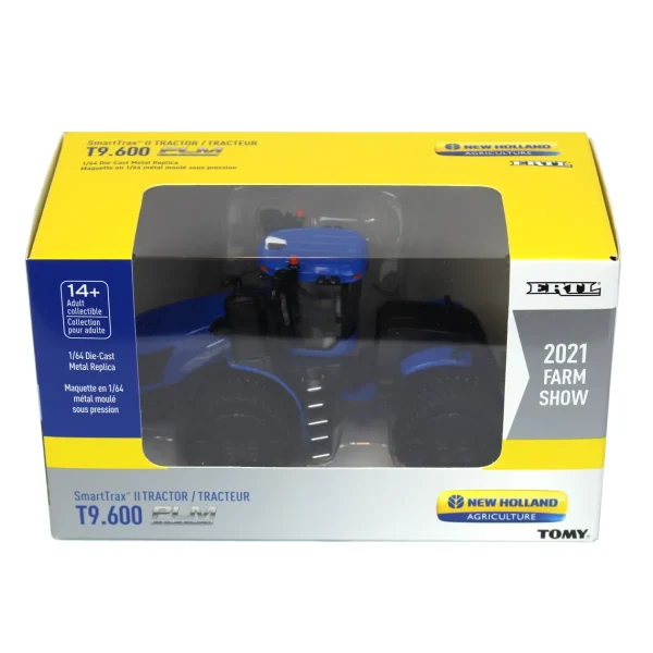 Manufacturer_ERTL Tractors<1/64 New Holland T9.600 SmartTrax, 2021 Farm Show Edition